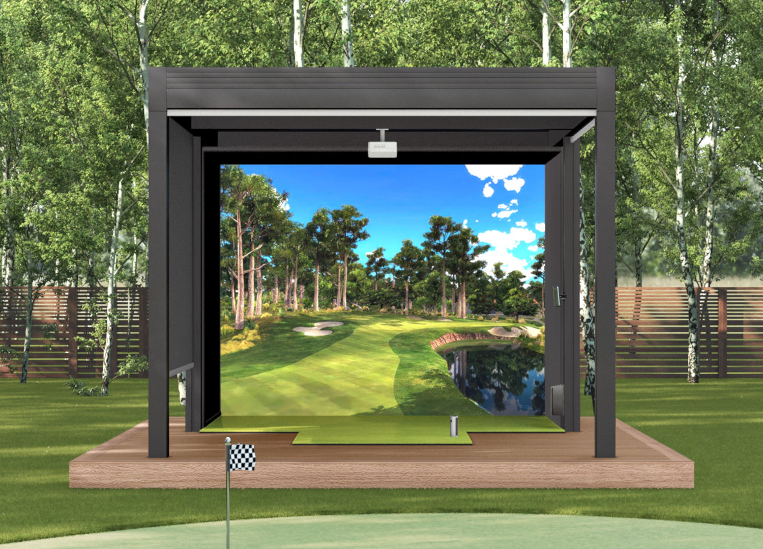 Outdoor Golf Simulators