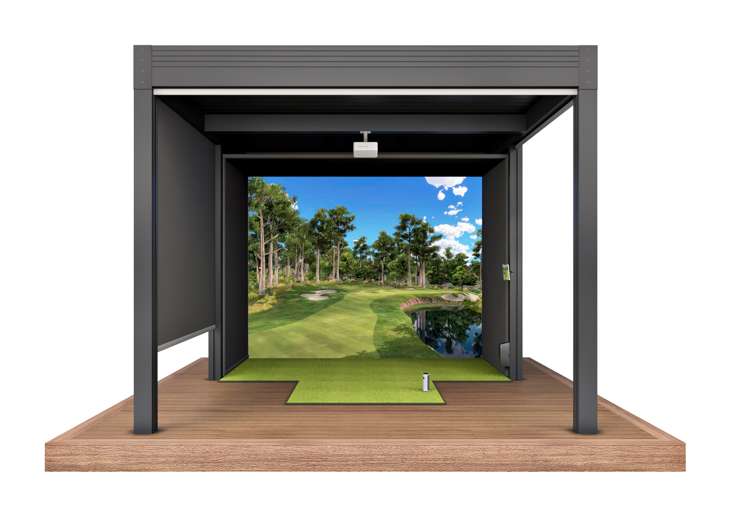 outdoor golf simulator