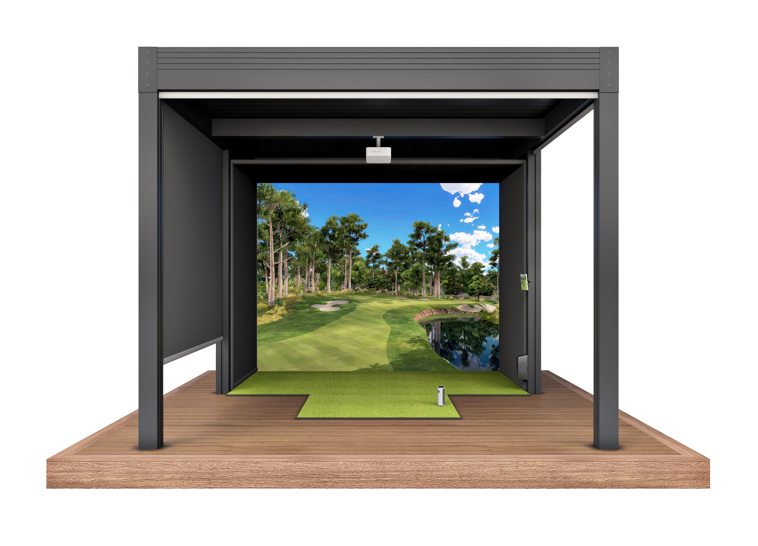 outdoor golf simulator