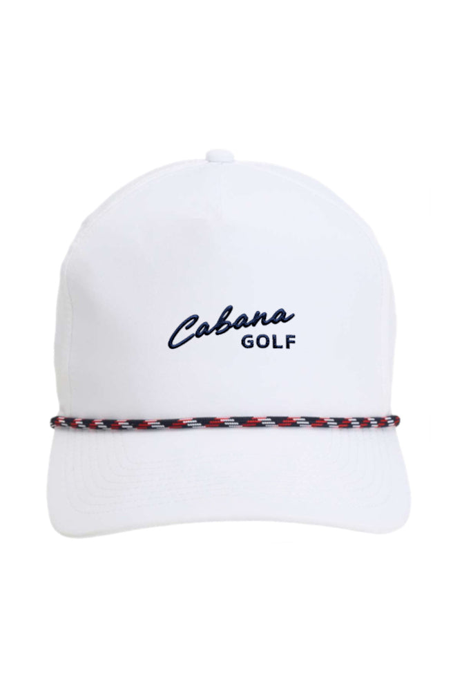 Cabana Golf x Imperial Fancy Rope Golf Hat (Navy/Red)