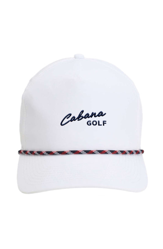 Cabana Golf x Imperial Fancy Rope Golf Hat (Navy/Red)