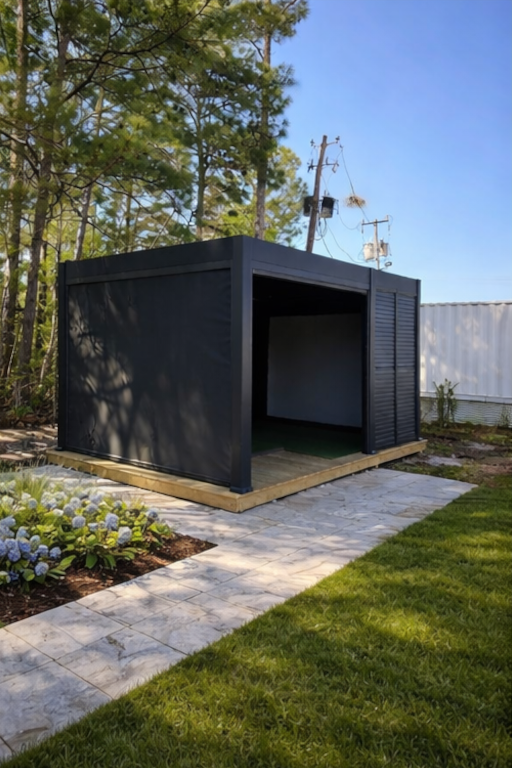 Cabana Golf Outdoor Golf Simulator Foresight Sports GC3S Bundle (Structure + Simulator Package)