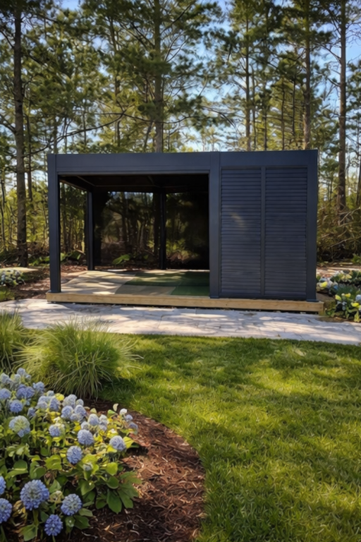 Cabana Golf Outdoor Golf Simulator Foresight Sports GC3S Bundle (Structure + Simulator Package)