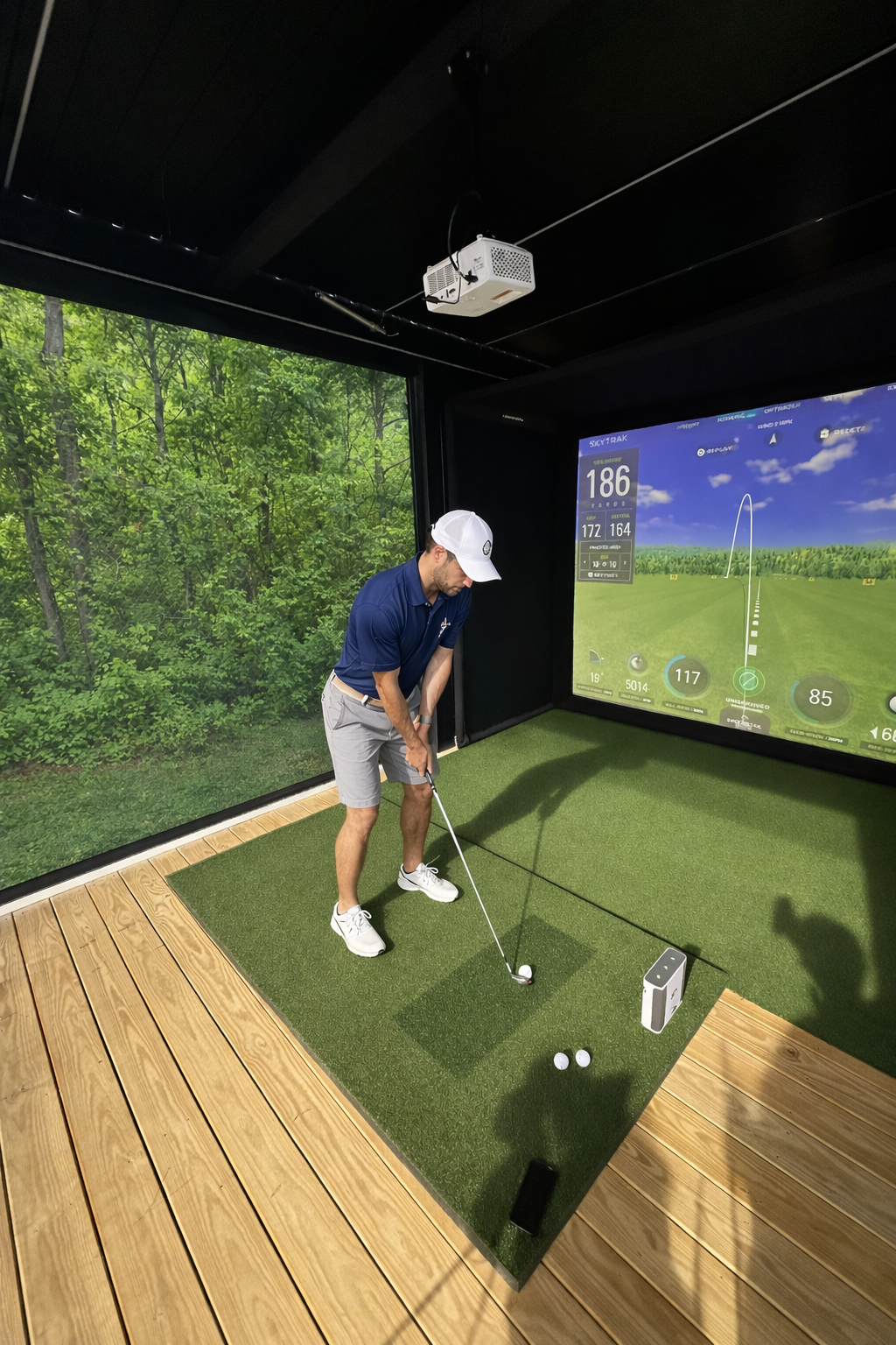 Cabana Golf Outdoor Golf Simulator Foresight Sports GC3S Bundle (Structure + Simulator Package)