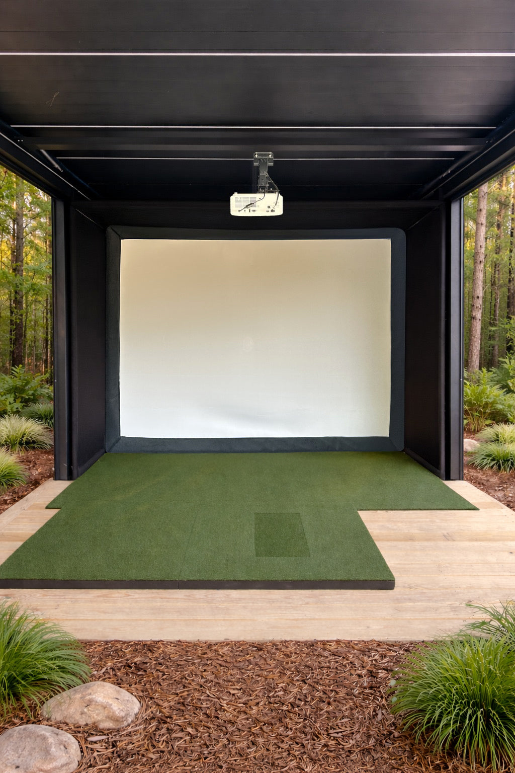 Cabana Golf Outdoor Golf Simulator Foresight Sports GC3S Bundle (Structure + Simulator Package)