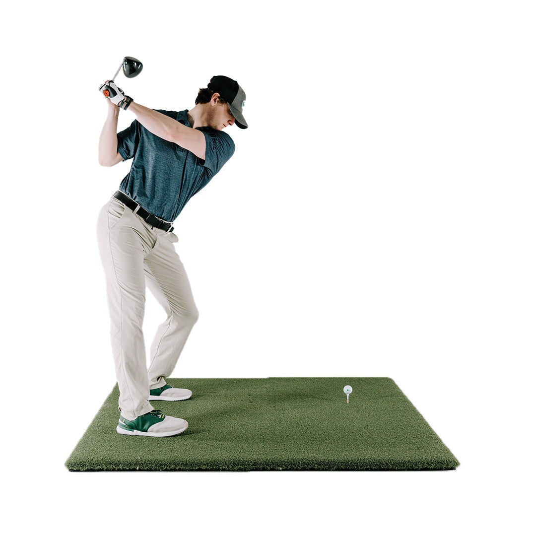 Super Softy underlay for golf simulator practice mats enhancing comfort and durability