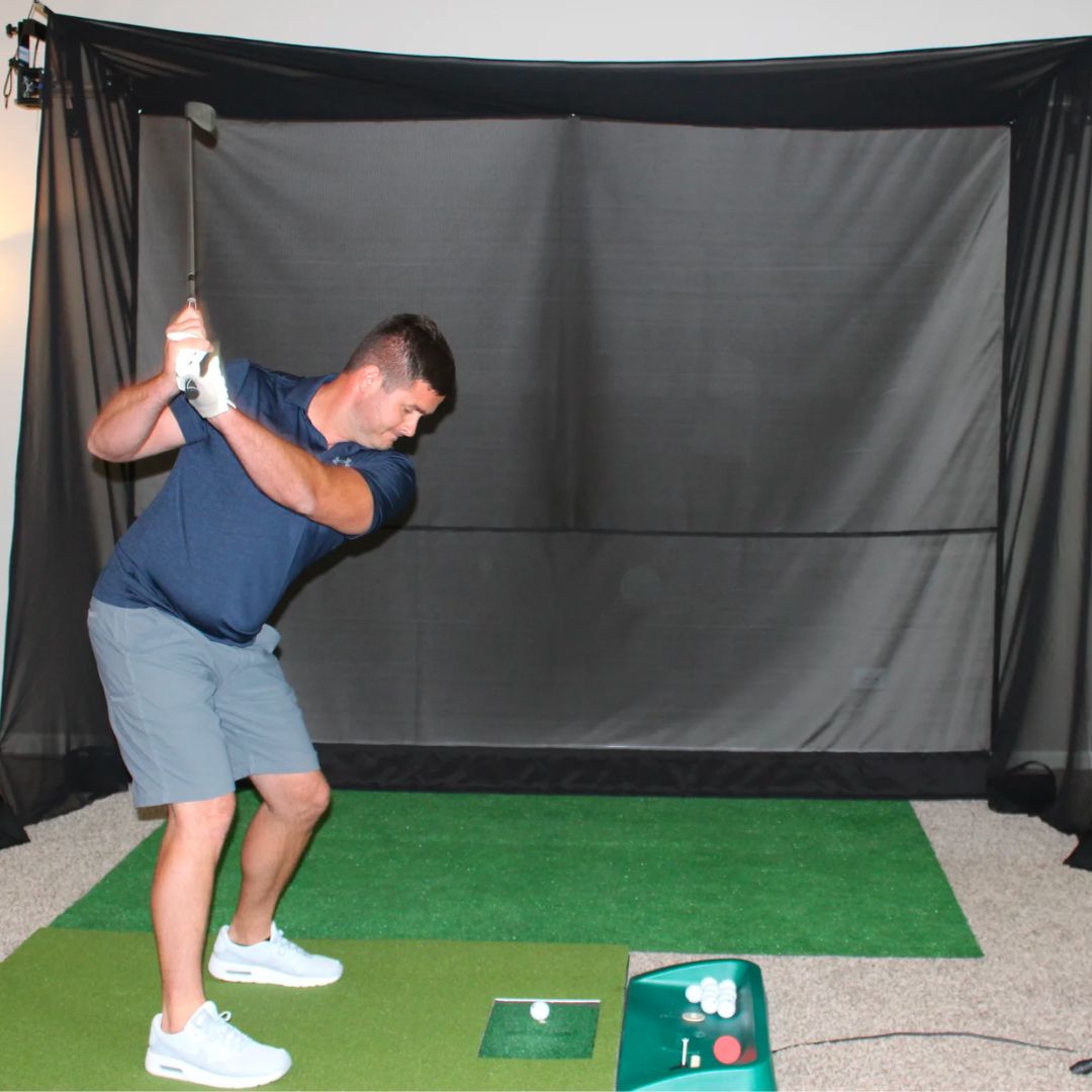 G-TRAK Retractable Golf Simulator Net