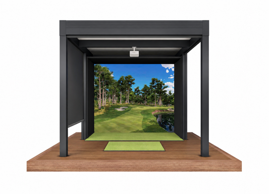 Cabana Golf Outdoor Golf Simulator ProTee VX Bundle (Structure + Simulator Package)