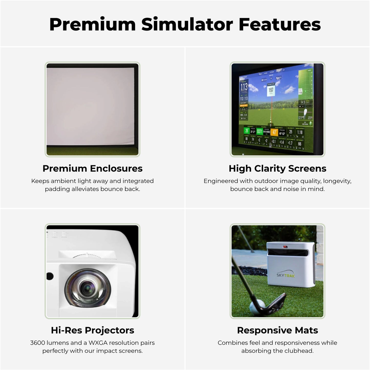 Cabana Golf Outdoor Golf Simulator Foresight Sports GC3S Bundle (Structure + Simulator Package)