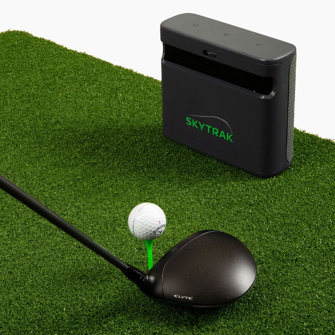 SkyTrak MAX Garage Retractable Golf Simulator Package
