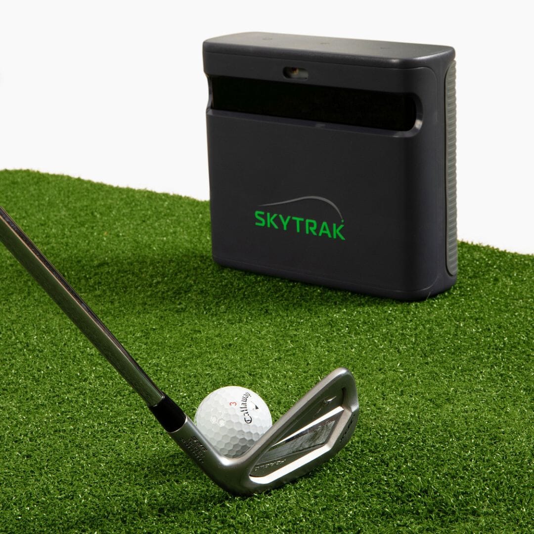 SkyTrak MAX Garage Retractable Golf Simulator Package